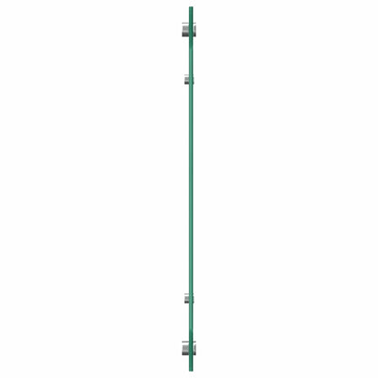 Küchenrückwände 2 Stk. Transparent 80x60 cm Hartglas