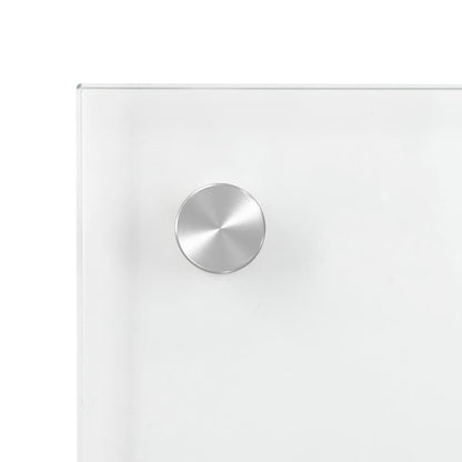 Küchenrückwände 2 Stk. Transparent 80x60 cm Hartglas