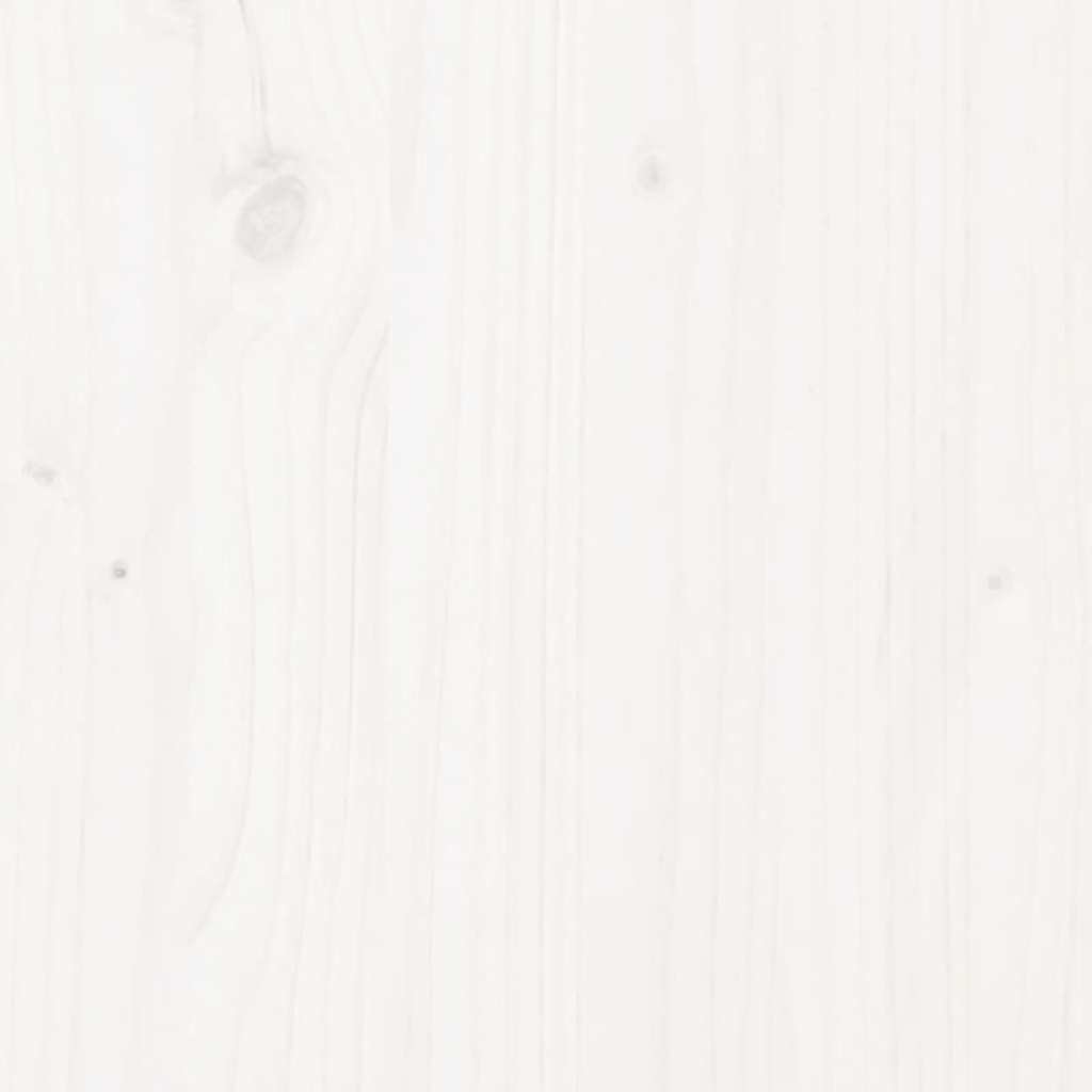 vidaXL Sapin de Noël à décorer Blanc 80 cm Bois de pin massif