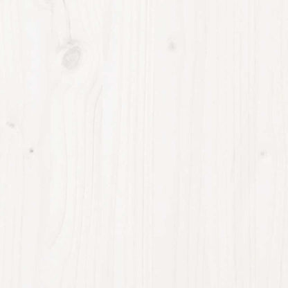 vidaXL Sapin de Noël à décorer Blanc 80 cm Bois de pin massif