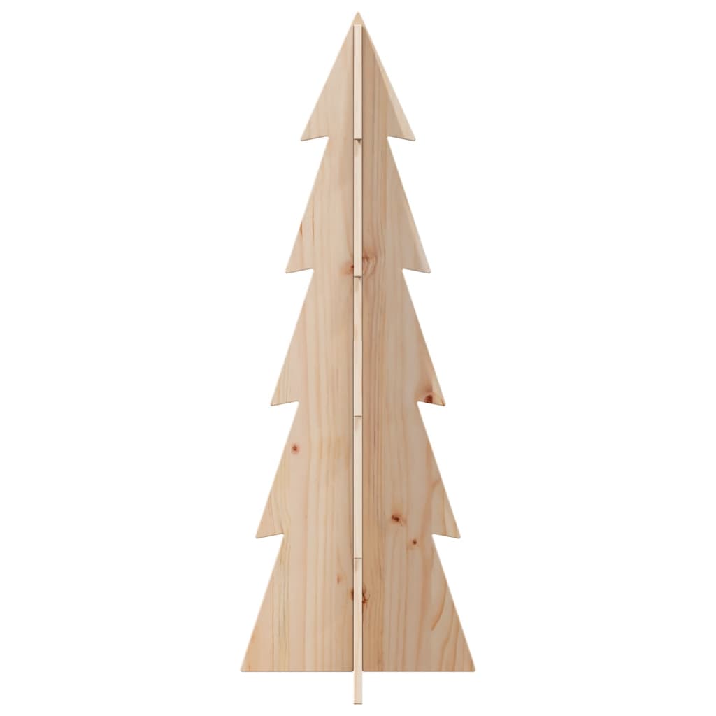 vidaXL Weihnachtsbaum zum Schmücken 112 cm Massivholz Kiefer