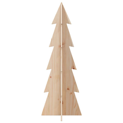 vidaXL Weihnachtsbaum zum Schmücken 112 cm Massivholz Kiefer