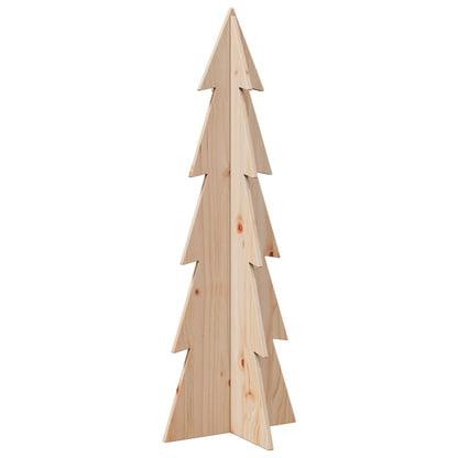 vidaXL Weihnachtsbaum zum Schmücken 112 cm Massivholz Kiefer
