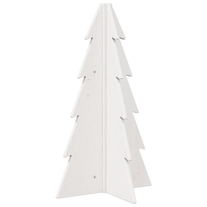 vidaXL Weihnachtsbaum Holz zum Schmücken 69,5 cm Massivholz Kiefer