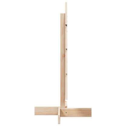 vidaXL Sapin de Noël en bois à décorer 80 cm Pin massif