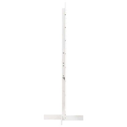 vidaXL Weihnachtsbaum zum Schmücken Weiß 150 cm Massivholz Kiefer