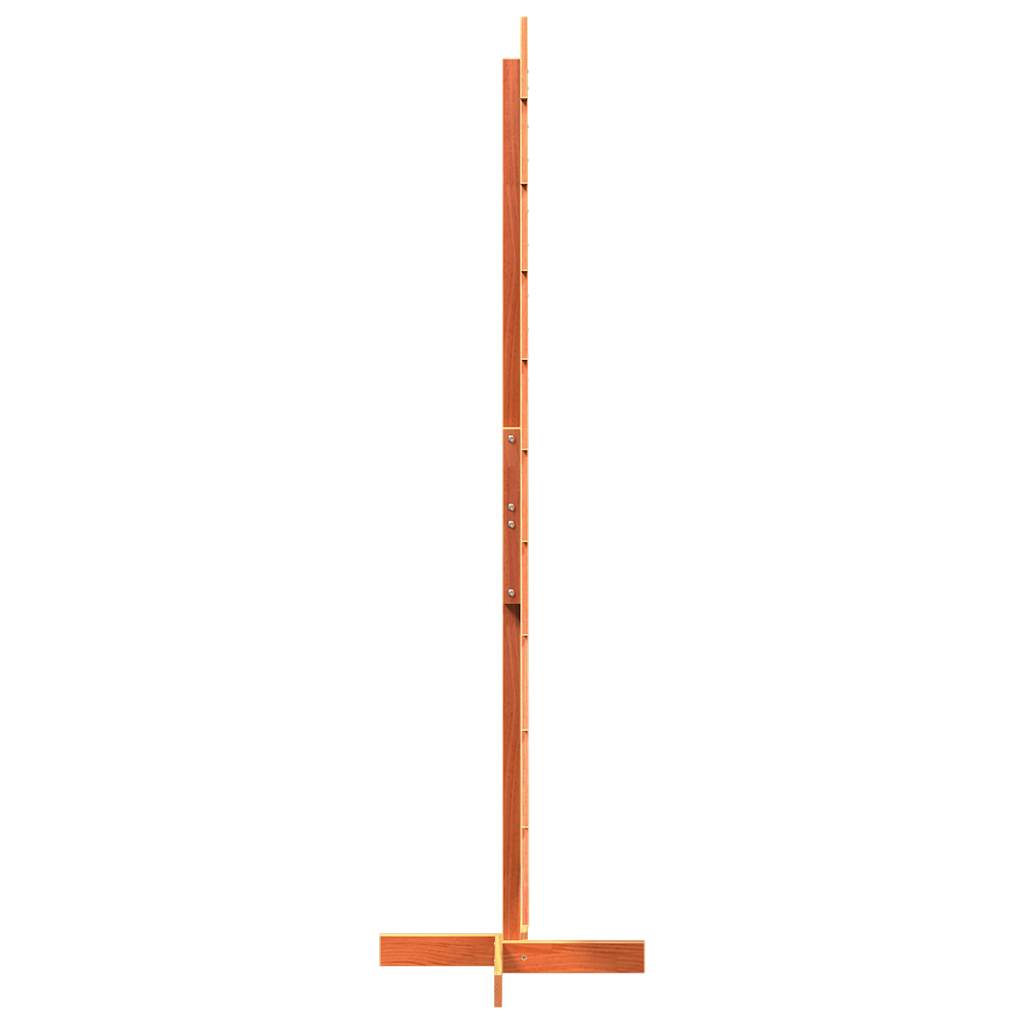vidaXL Sapin de Noël à décorer Marron cire 180 cm Bois de pin massif