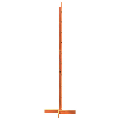 vidaXL Sapin de Noël à décorer Marron cire 180 cm Bois de pin massif
