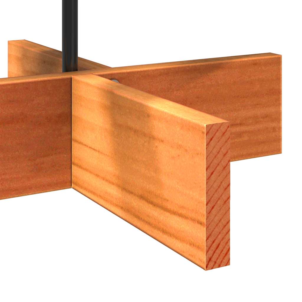 vidaXL Sapin de Noël à décorer en bois massif de pin 80 cm