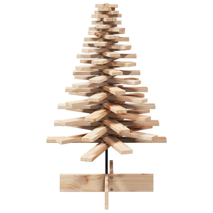 vidaXL Weihnachtsbaum Holz zum Schmücken 100 cm Massivholz Kiefer
