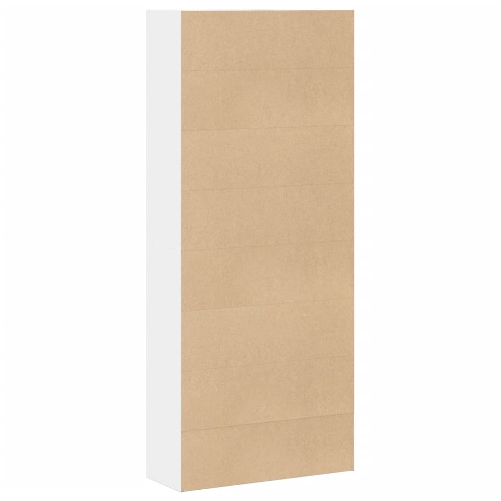 vidaXL Bibliothèque blanc 80x30x189 cm Bois d'ingénierie