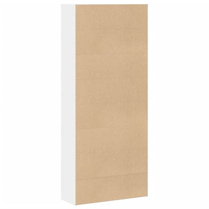 vidaXL Bibliothèque blanc 80x30x189 cm Bois d'ingénierie