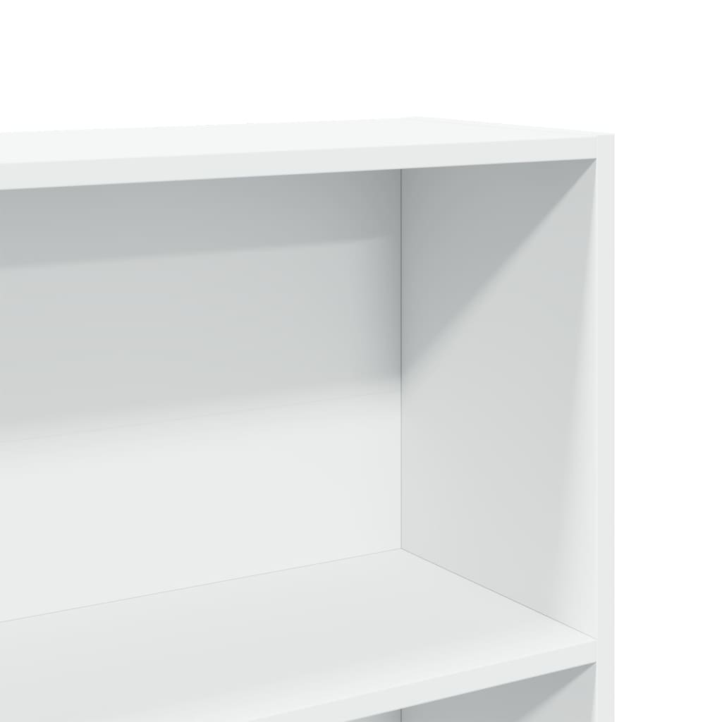 vidaXL Bibliothèque blanc 80x30x189 cm Bois d'ingénierie