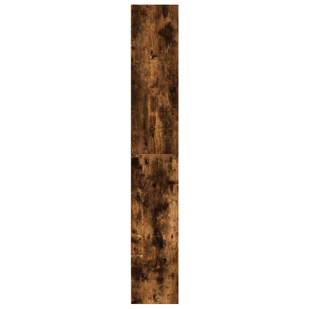 vidaXL Bücherregal Räuchereiche 80x30x189 cm Holzwerkstoff