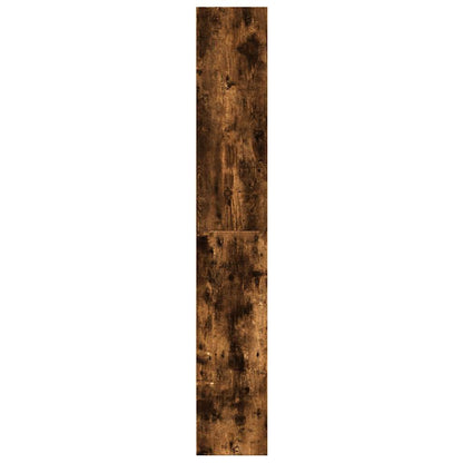 vidaXL Bücherregal Räuchereiche 80x30x189 cm Holzwerkstoff