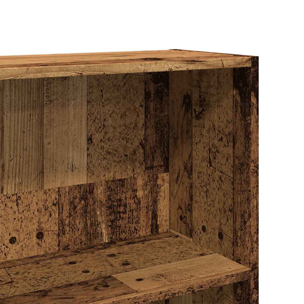 vidaXL Bücherregal Altholz-Optik 80x30x189 cm Holzwerkstoff