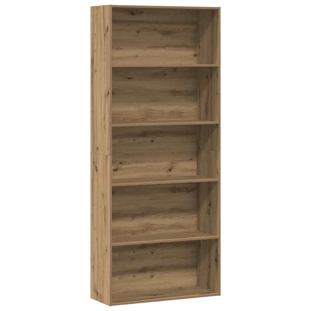 vidaXL Étagère chêne artisan 80x30x189 cm bois d'ingénierie