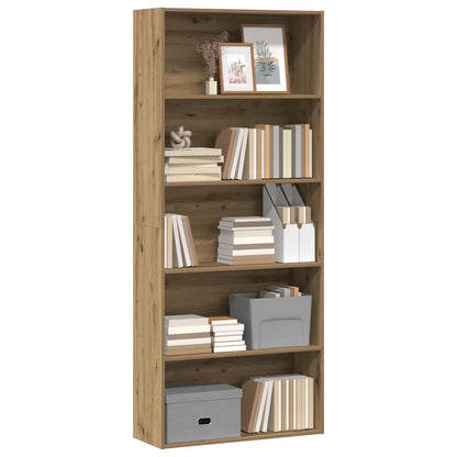 vidaXL Étagère chêne artisan 80x30x189 cm bois d'ingénierie