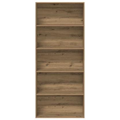 vidaXL Étagère chêne artisan 80x30x189 cm bois d'ingénierie
