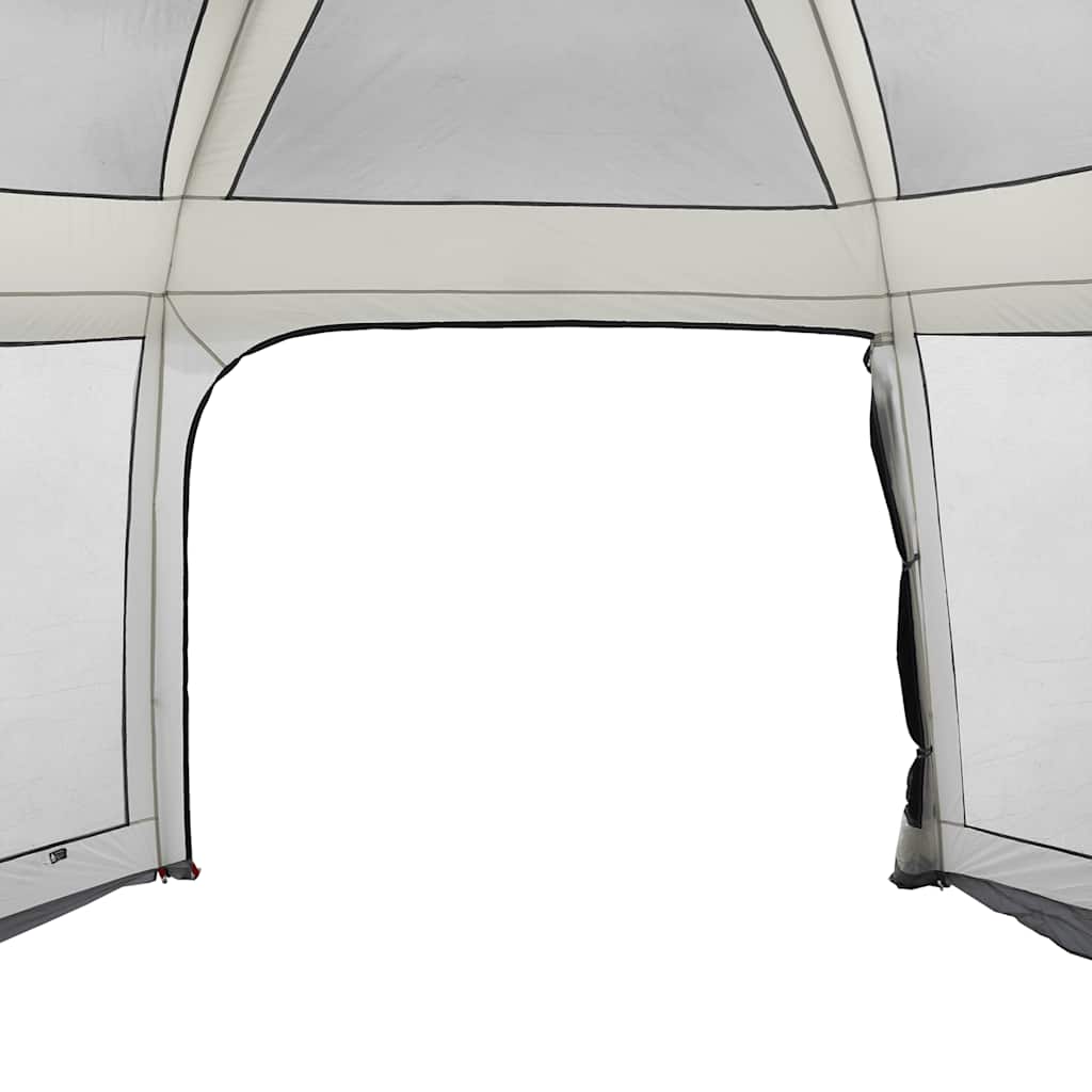 vidaXL Tente de piscine avec auvent amovible et moustiquaires Gris 512x458 cm