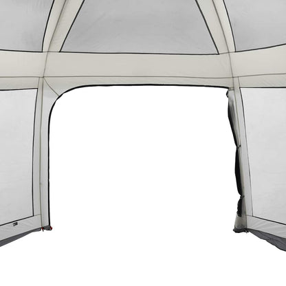 vidaXL Tente de piscine avec auvent amovible et moustiquaires Gris 512x458 cm