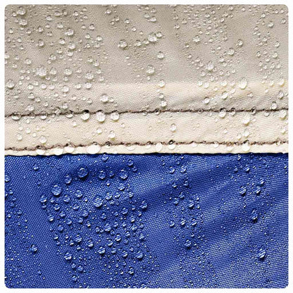 vidaXL Poolzelt mit abnehmbarem Überzelt Netzwänden Azurblau 618x532cm