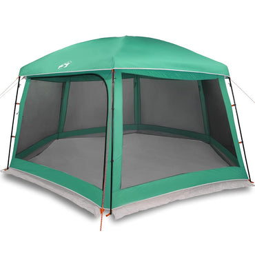 vidaXL Poolzelt mit abnehmbarem Überzelt Netzwänden Meergrün 618x532cm