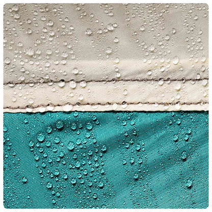 vidaXL Poolzelt mit abnehmbarem Überzelt Netzwänden Meergrün 618x532cm