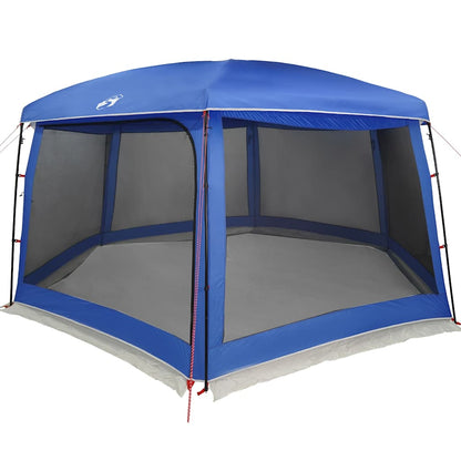 Tente de piscine vidaXL avec toile amovible et parois en maille Bleu azur 670x590 cm