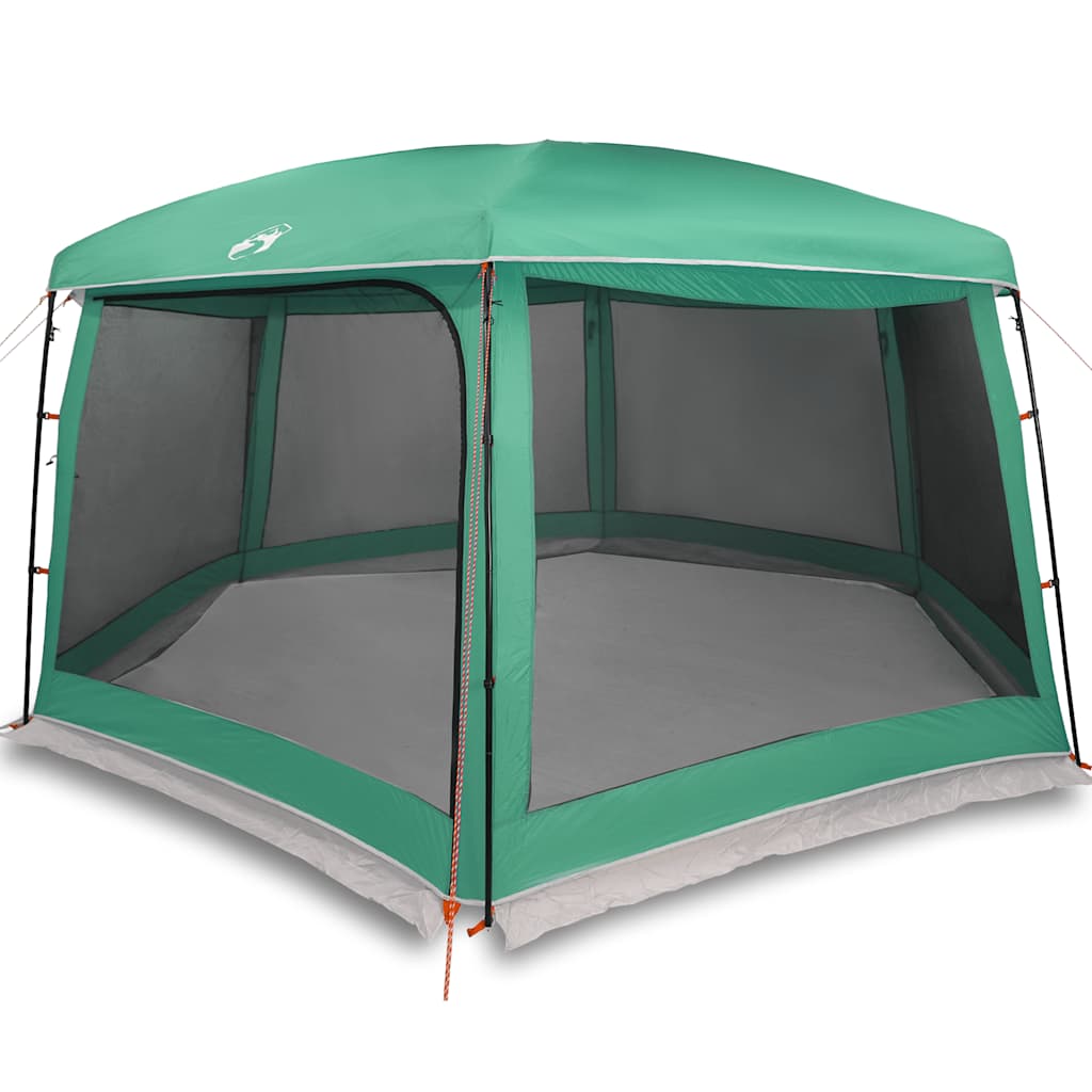 vidaXL Poolzelt mit abnehmbarem Überzelt Netzwänden Meergrün 670x590cm