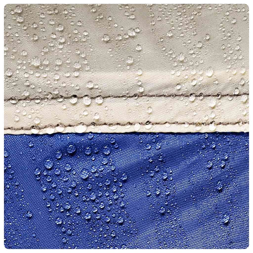 vidaXL Poolzelt mit abnehmbarem Überzelt Netzwänden Azurblau 510x510cm