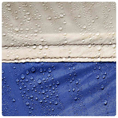 vidaXL Poolzelt mit abnehmbarem Überzelt Netzwänden Azurblau 510x510cm