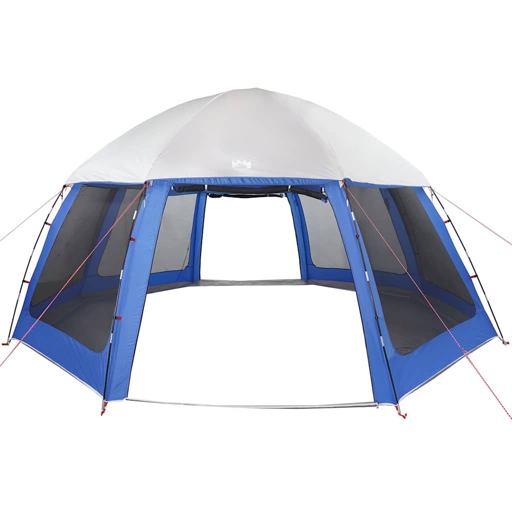 vidaXL Poolzelt mit abnehmbarem Überzelt Netzwänden Azurblau 510x510cm