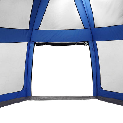 vidaXL Poolzelt mit abnehmbarem Überzelt Netzwänden Azurblau 510x510cm