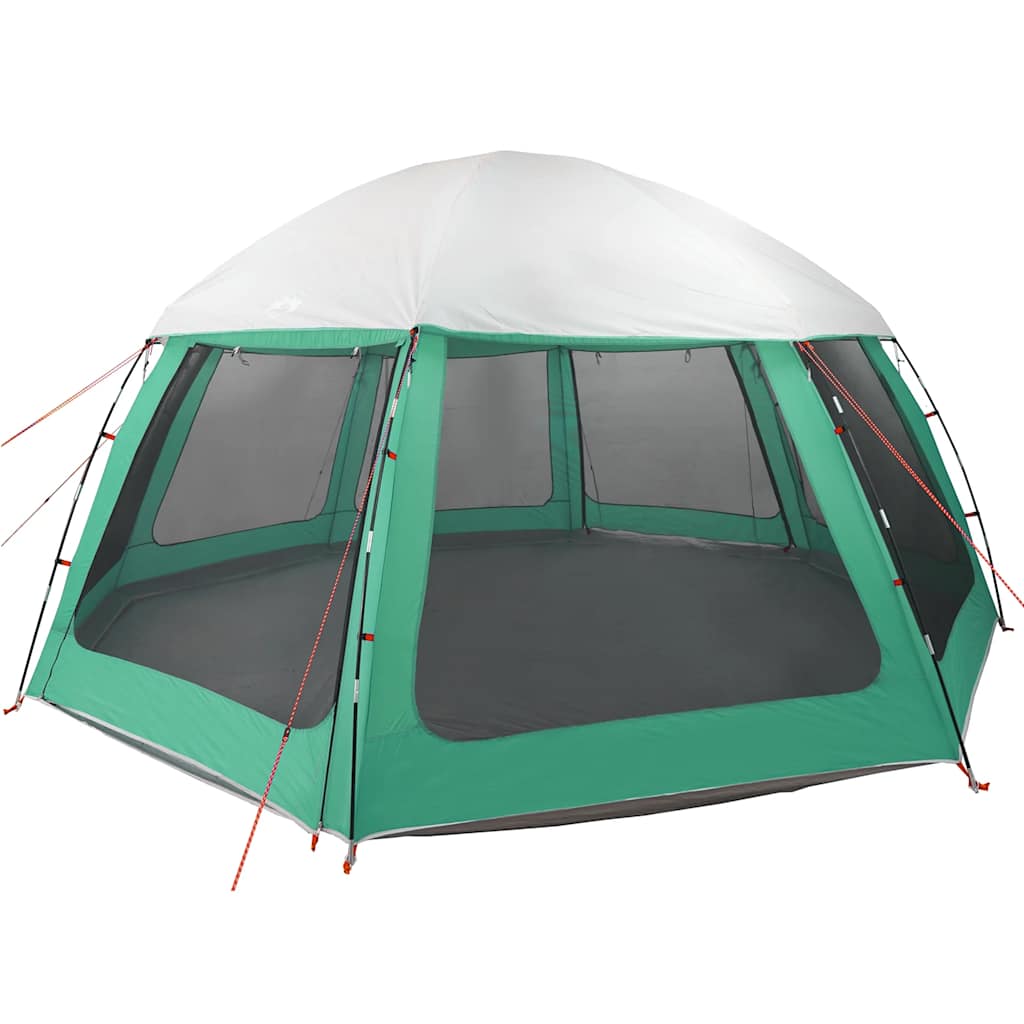 vidaXL Poolzelt mit abnehmbarem Überzelt Netzwänden Meergrün 510x510cm