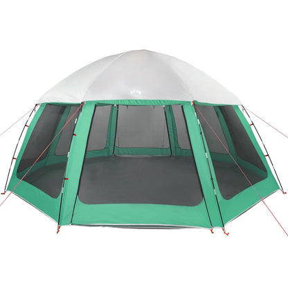 vidaXL Poolzelt mit abnehmbarem Überzelt Netzwänden Meergrün 510x510cm