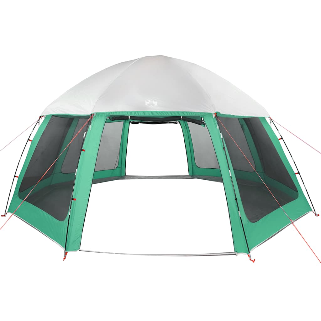 vidaXL Poolzelt mit abnehmbarem Überzelt Netzwänden Meergrün 510x510cm