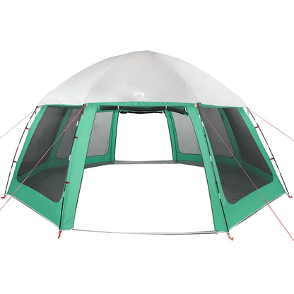 vidaXL Poolzelt mit abnehmbarem Überzelt Netzwänden Meergrün 510x510cm