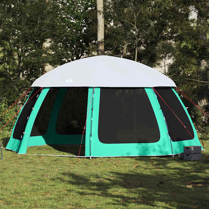 vidaXL Poolzelt mit abnehmbarem Überzelt Netzwänden Meergrün 510x510cm