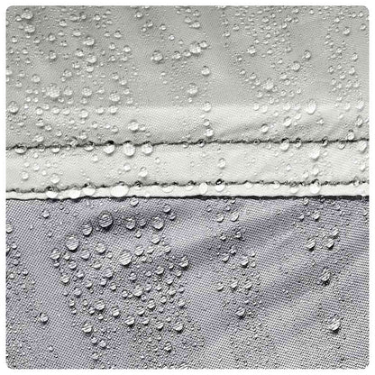 vidaXL Poolzelt mit abnehmbarem Überzelt Netzwänden Grau 510x510cm