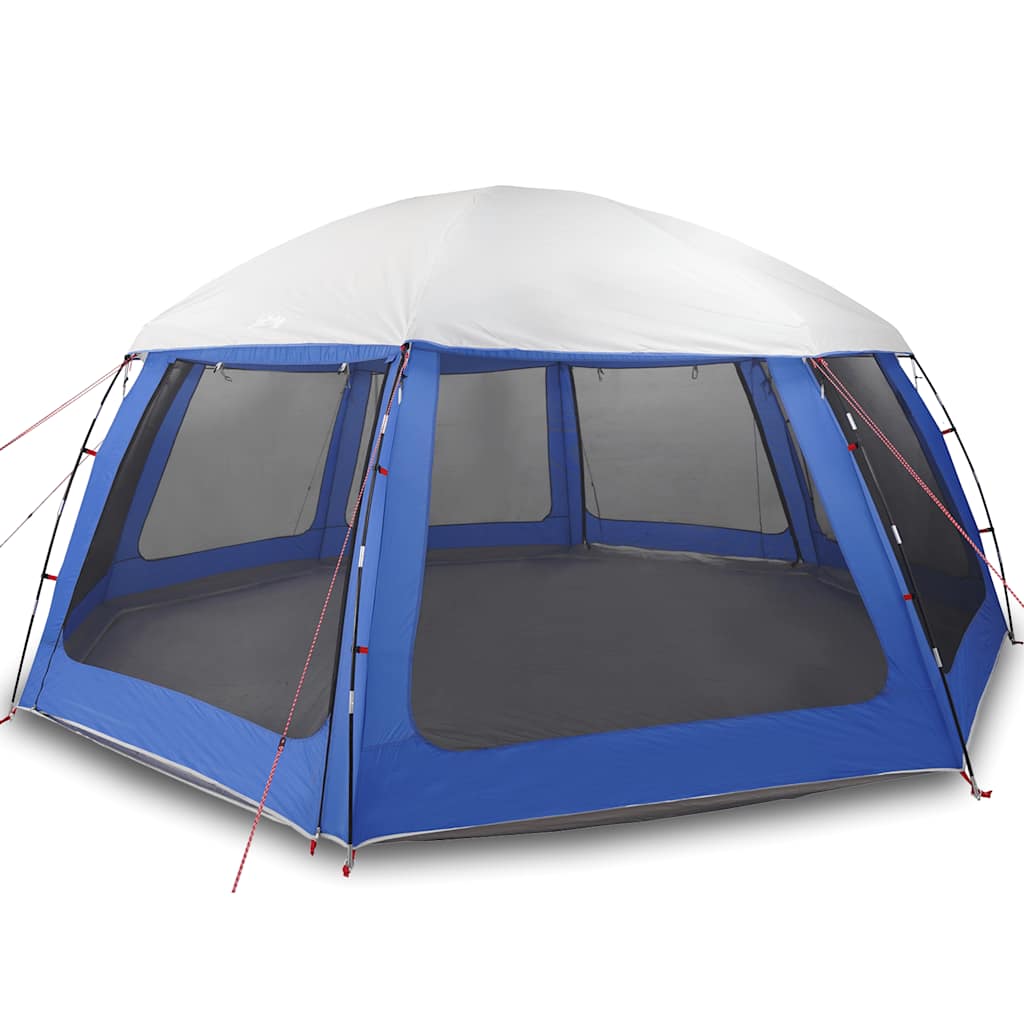 vidaXL Poolzelt mit abnehmbarem Überzelt Netzwänden Azurblau 612x612cm
