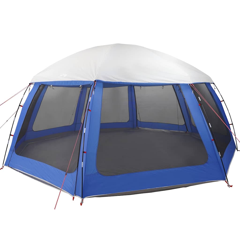 vidaXL Poolzelt mit abnehmbarem Überzelt Netzwänden Azurblau 612x612cm