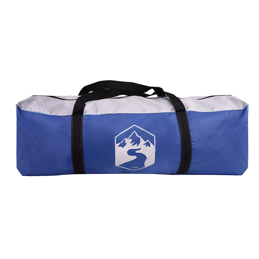 vidaXL Poolzelt mit abnehmbarem Überzelt Netzwänden Azurblau 612x612cm
