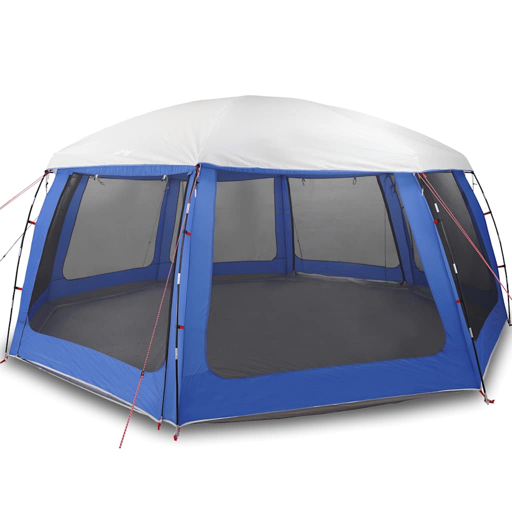vidaXL Poolzelt mit abnehmbarem Überzelt Netzwänden Azurblau 690x690cm