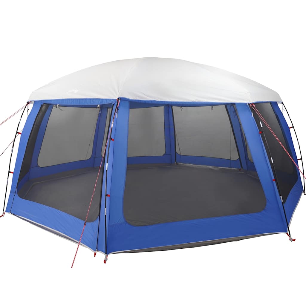 vidaXL Poolzelt mit abnehmbarem Überzelt Netzwänden Azurblau 690x690cm