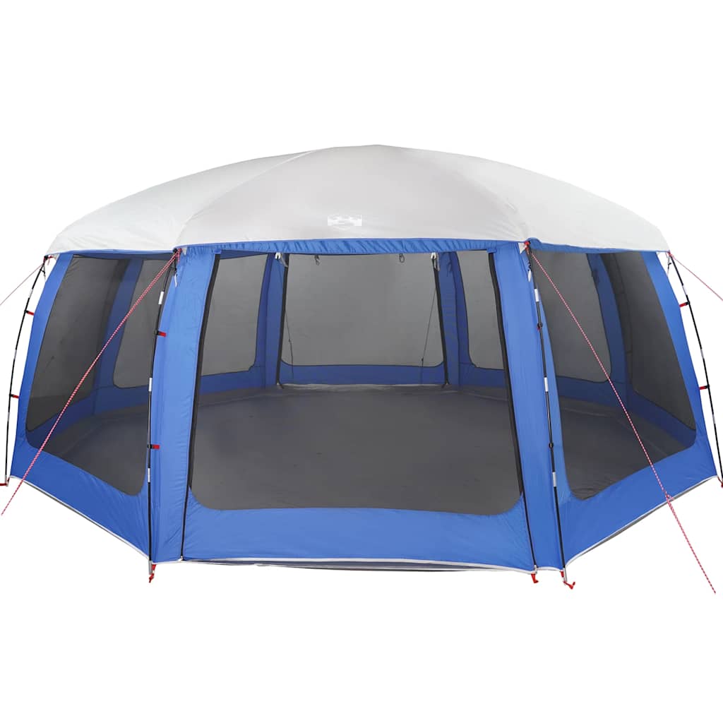 vidaXL Poolzelt mit abnehmbarem Überzelt Netzwänden Azurblau 690x690cm