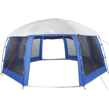 vidaXL Poolzelt mit abnehmbarem Überzelt Netzwänden Azurblau 690x690cm