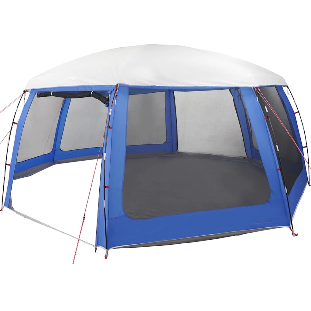vidaXL Poolzelt mit abnehmbarem Überzelt Netzwänden Azurblau 690x690cm