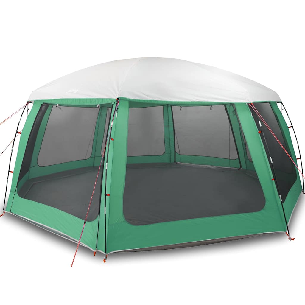 vidaXL Poolzelt mit abnehmbarem Überzelt Netzwänden Meergrün 690x690cm