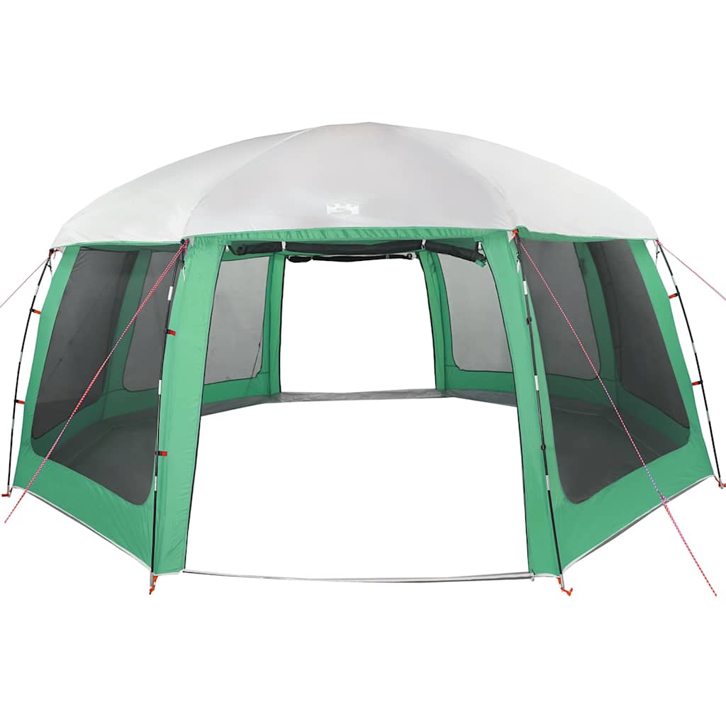 vidaXL Poolzelt mit abnehmbarem Überzelt Netzwänden Meergrün 690x690cm
